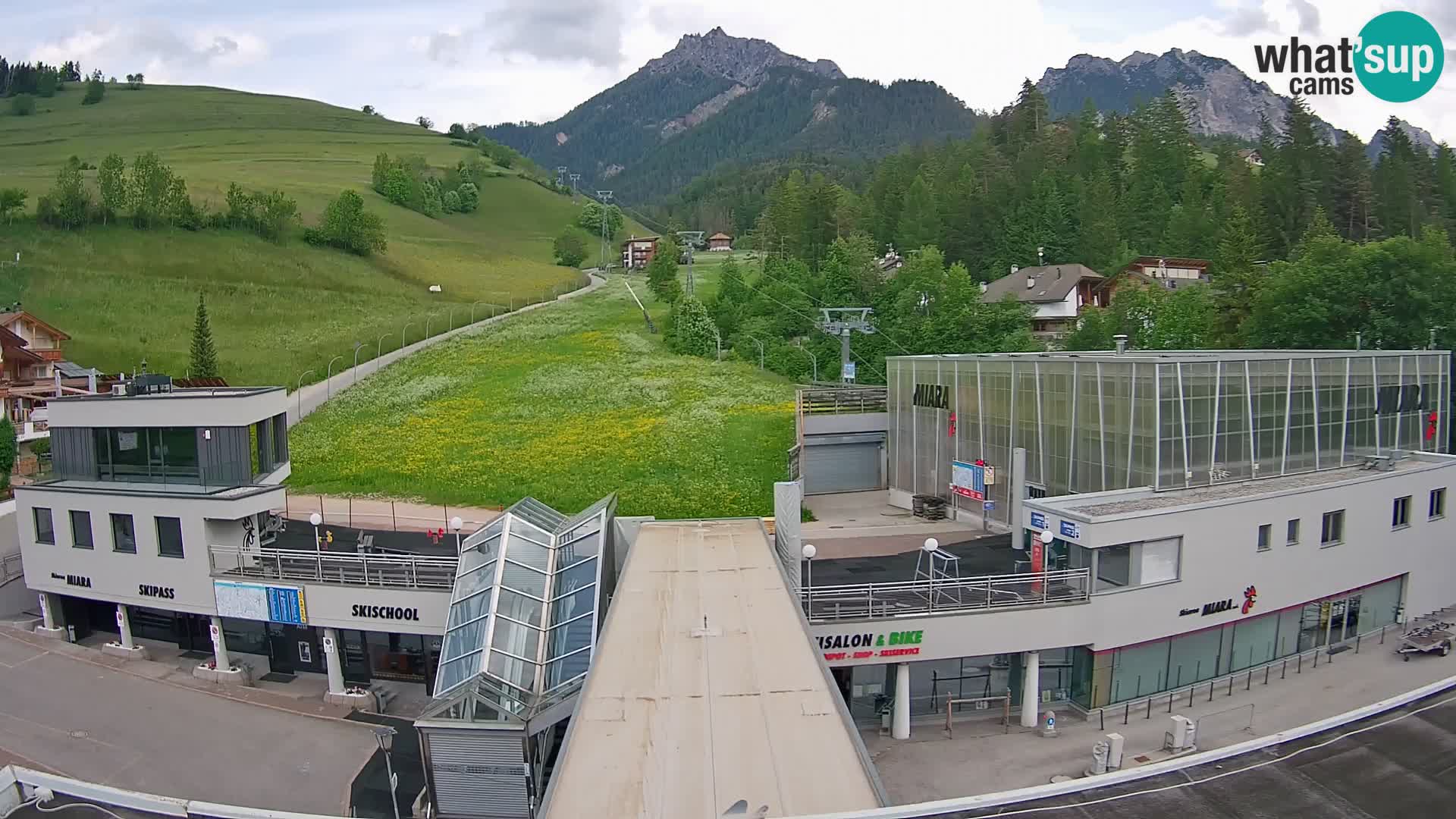 Kronplatz webcam Valley sation of Miara