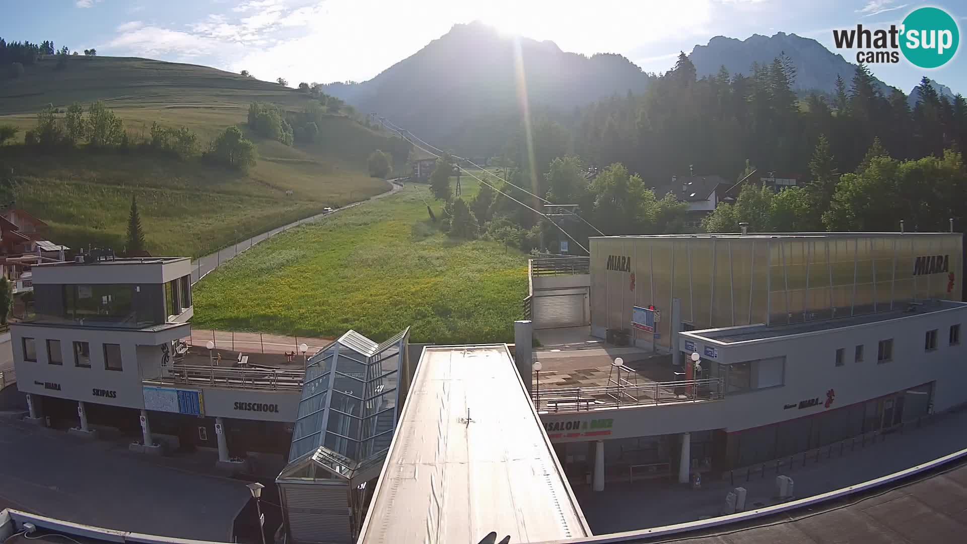 Kronplatz webcam Valley sation of Miara