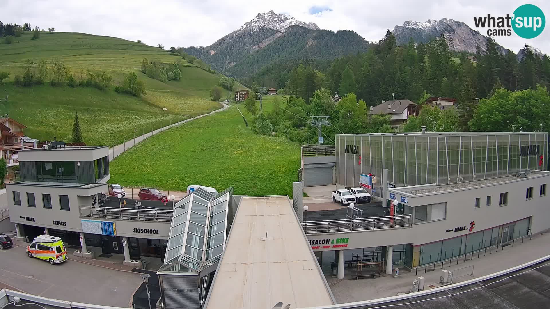 Kronplatz webcam Valley sation of Miara