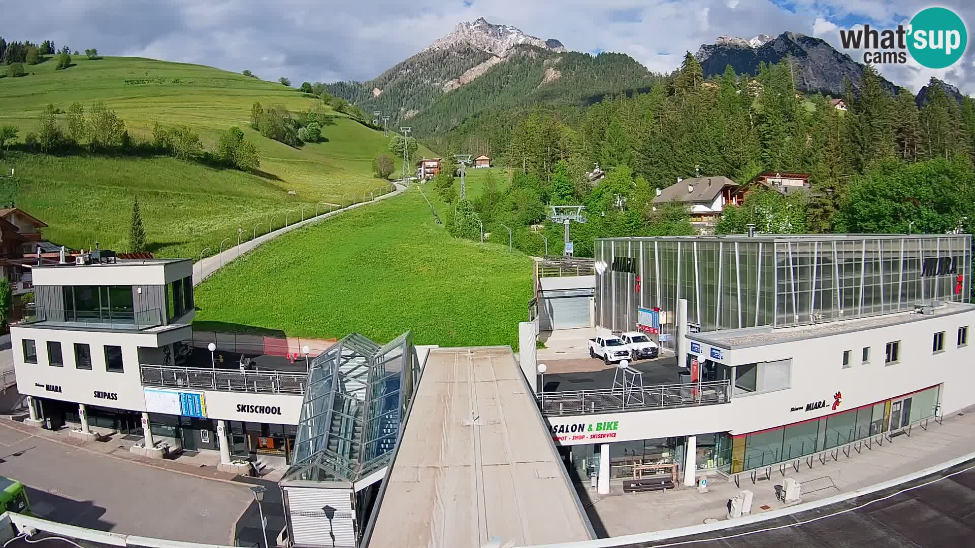 Plan de Corones Kronplatz Miara webcam en vivo – estación de valle