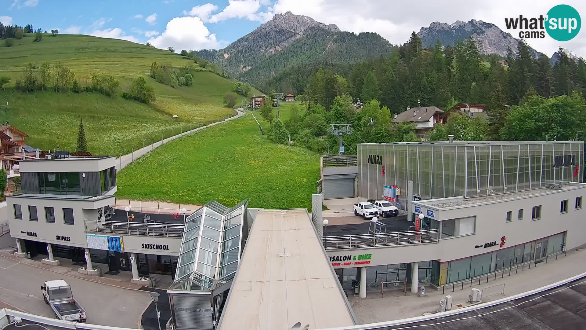 Kronplatz webcam Valley sation of Miara