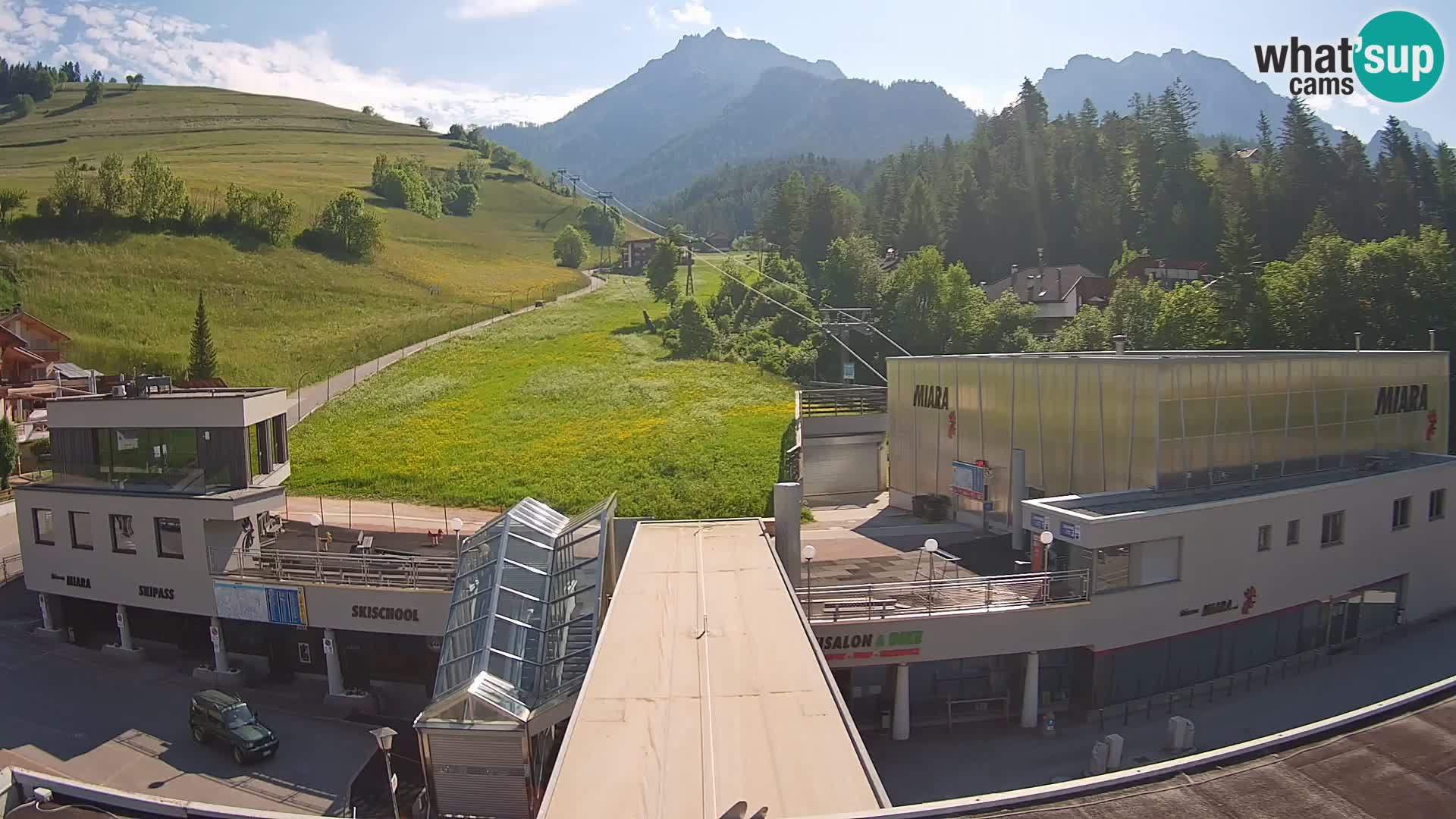 Kronplatz webcam Valley sation of Miara
