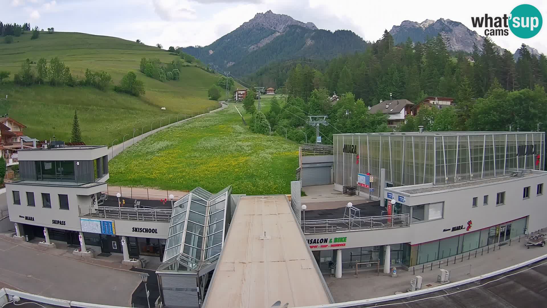 Kronplatz webcam Valley sation of Miara