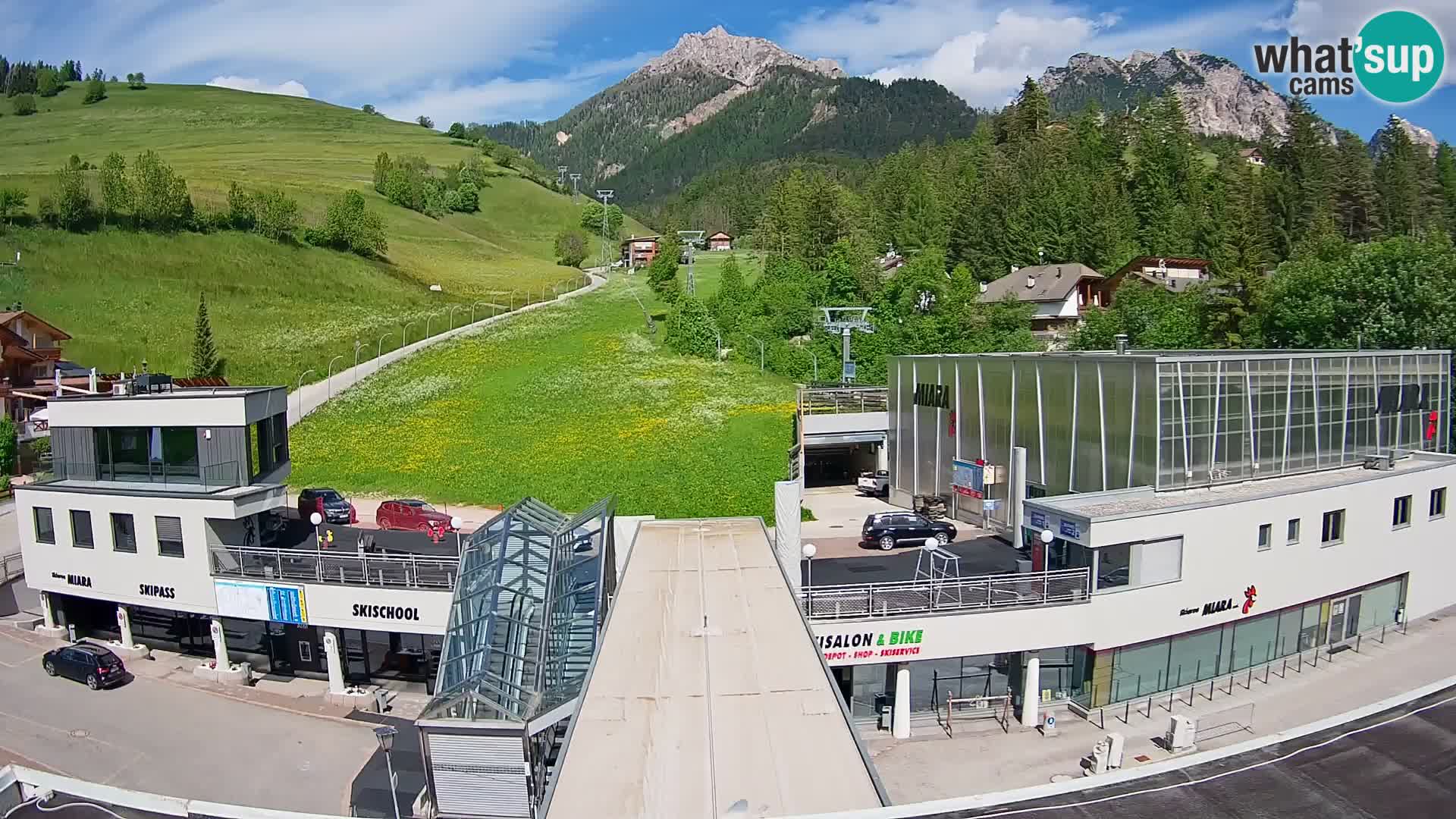 Plan de Corones Kronplatz Miara webcam en vivo – estación de valle