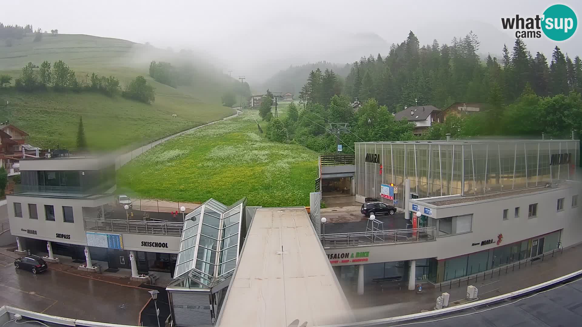 Kronplatz webcam Valley sation of Miara