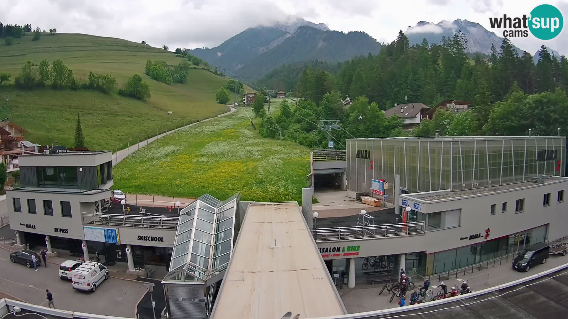 Kronplatz webcam Valley sation of Miara