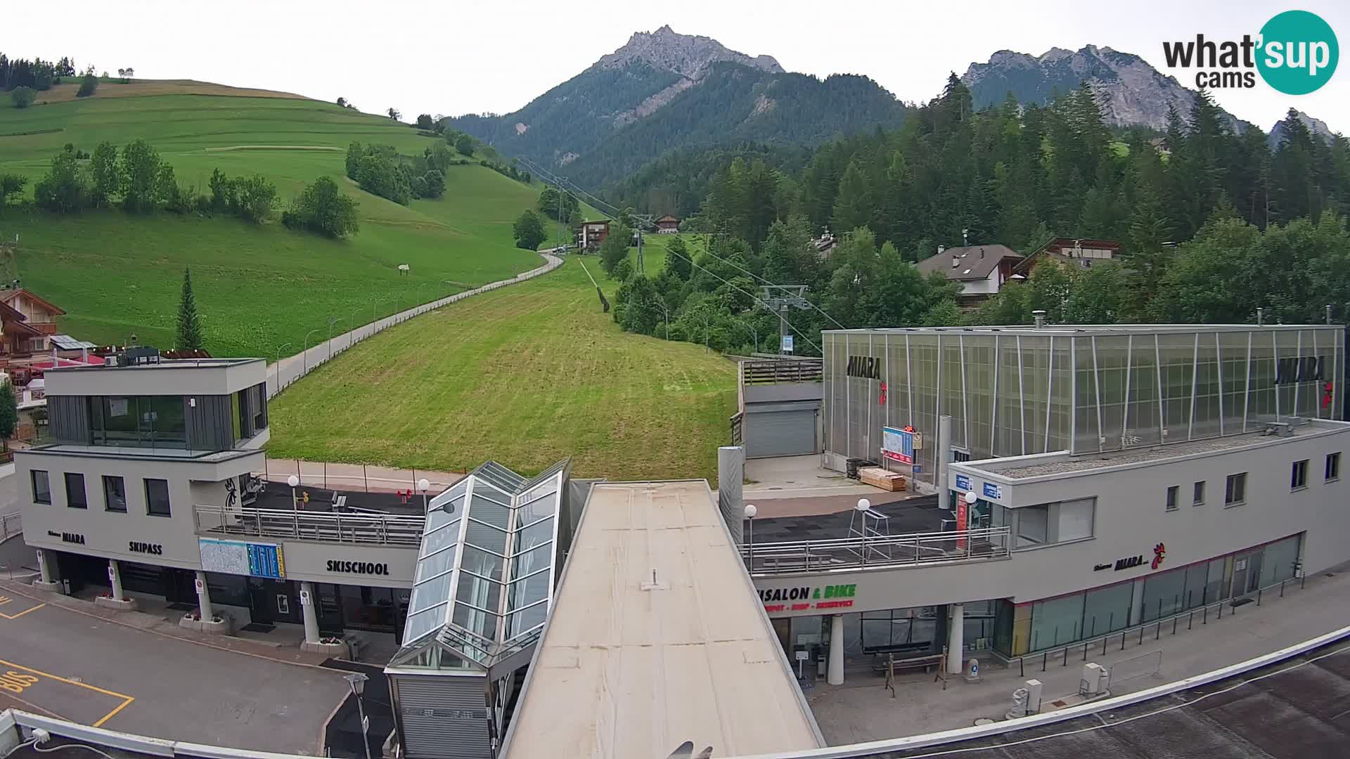 Kronplatz webcam Valley sation of Miara