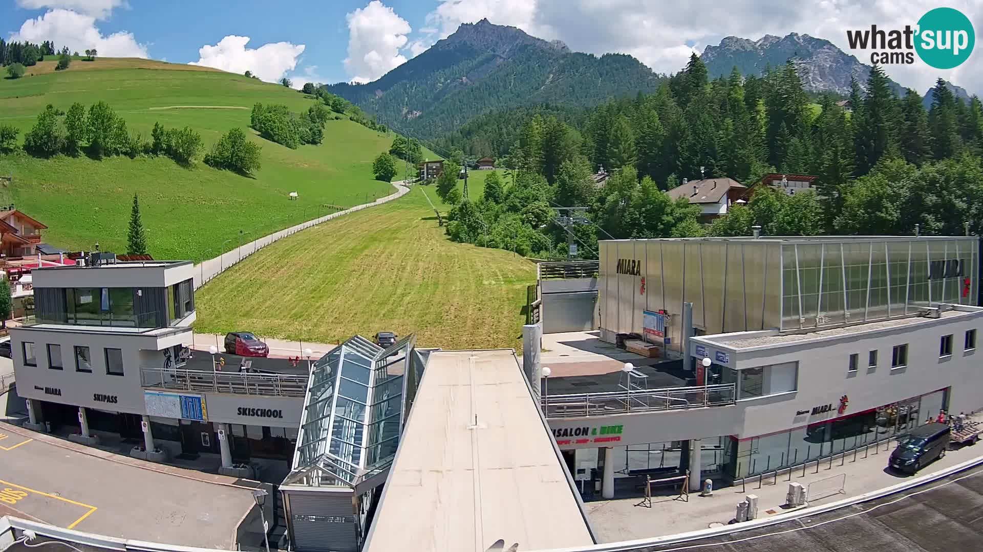 Plan de Corones Kronplatz Miara webcam en vivo – estación de valle