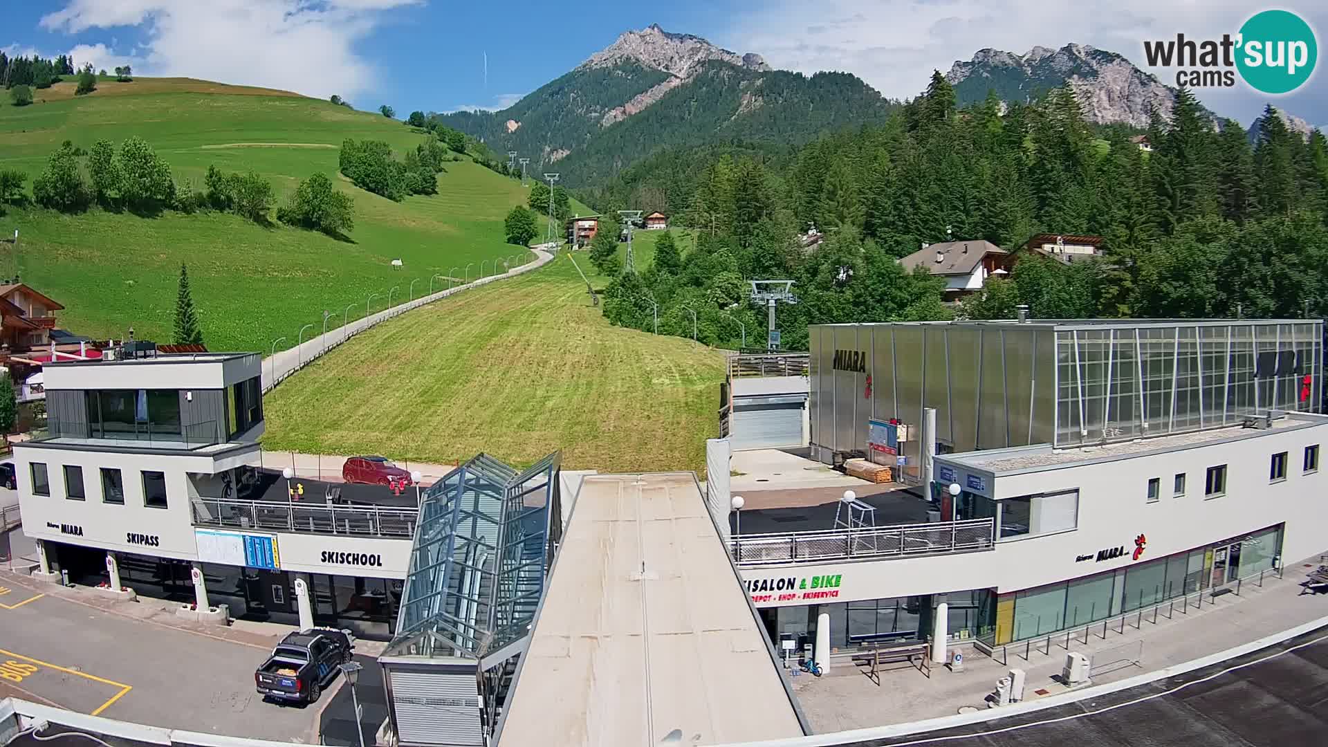Plan de Corones Kronplatz Miara webcam en vivo – estación de valle