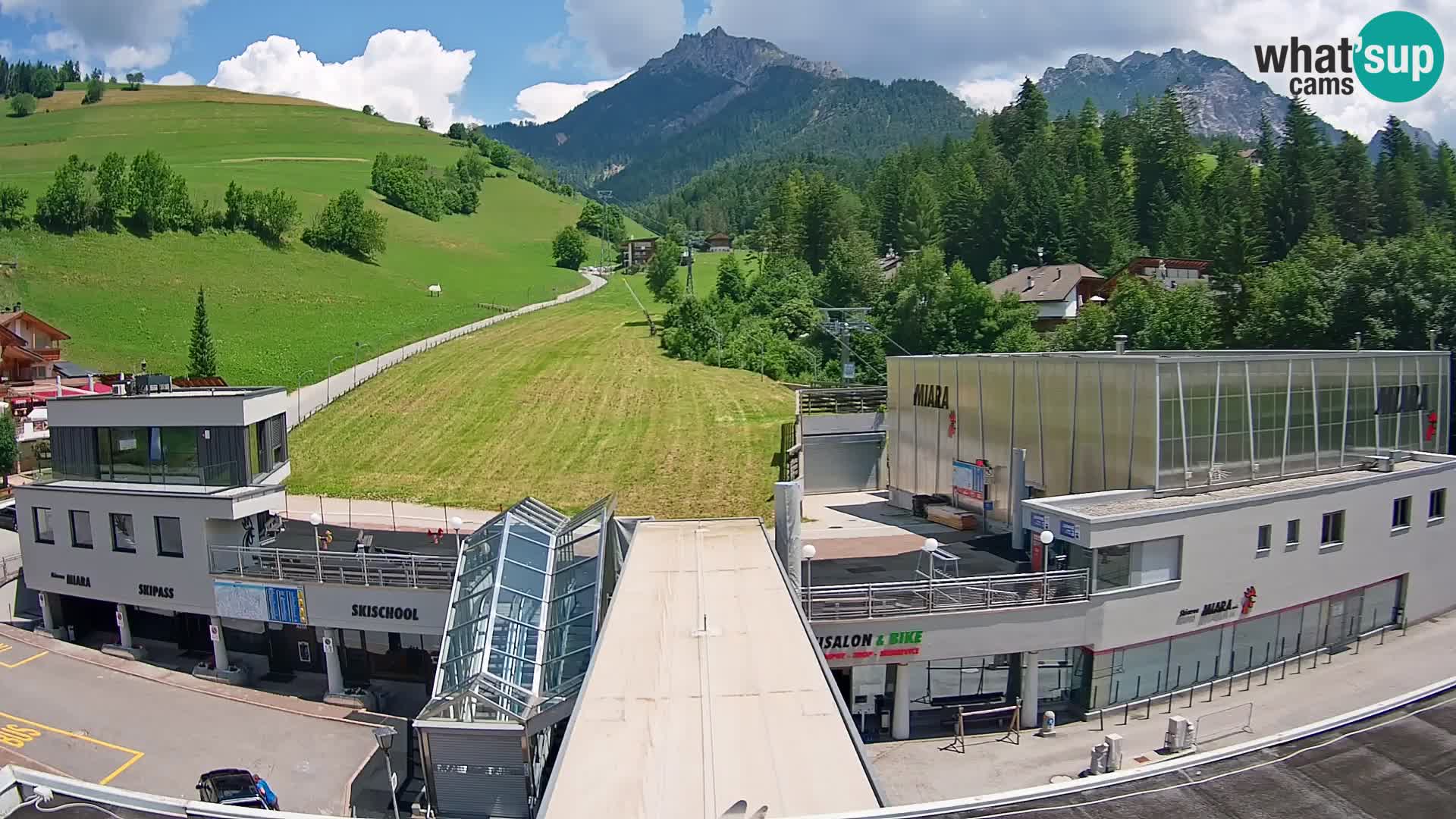 Plan de Corones Kronplatz Miara webcam en vivo – estación de valle