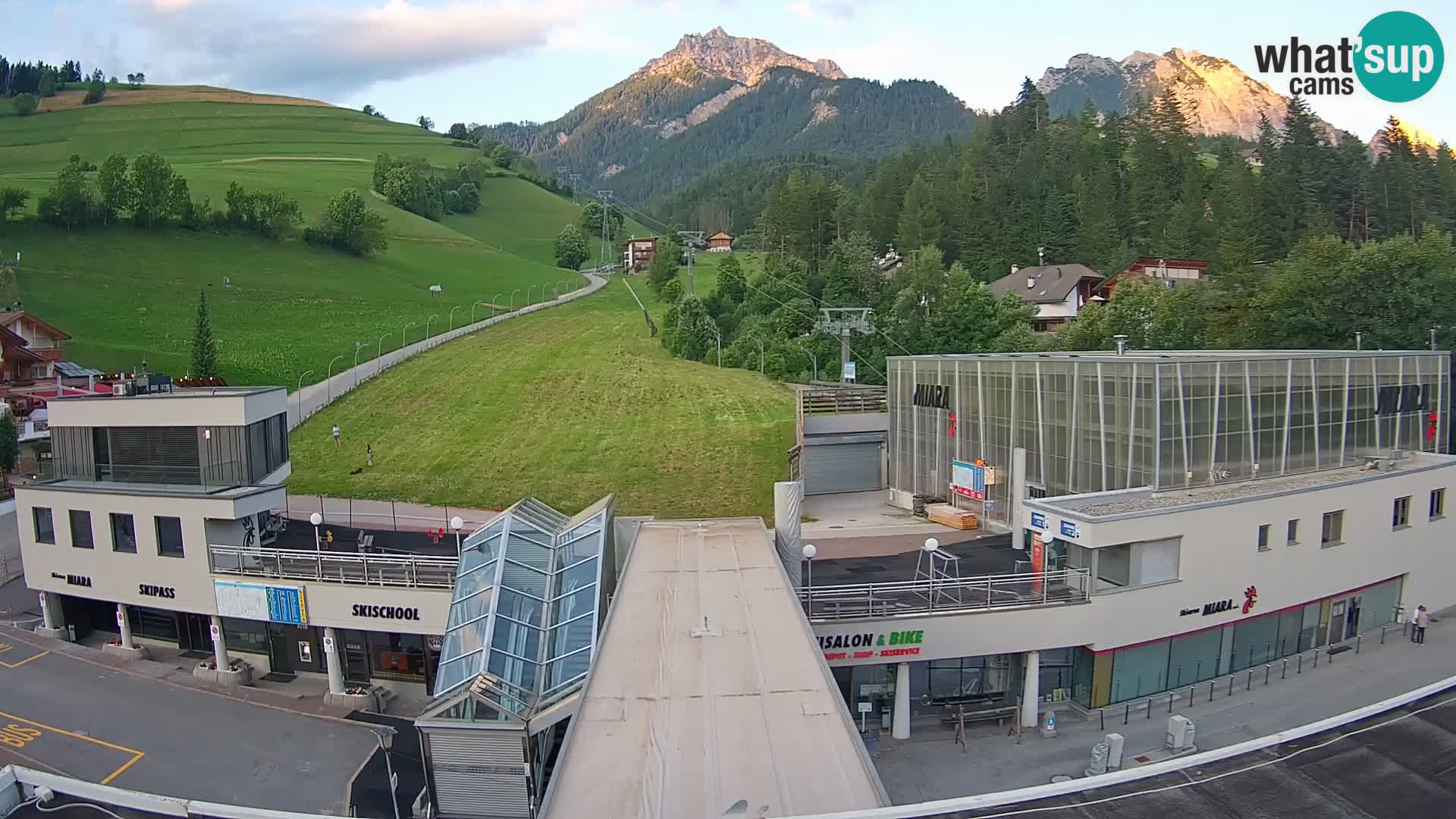 Kronplatz webcam Valley sation of Miara