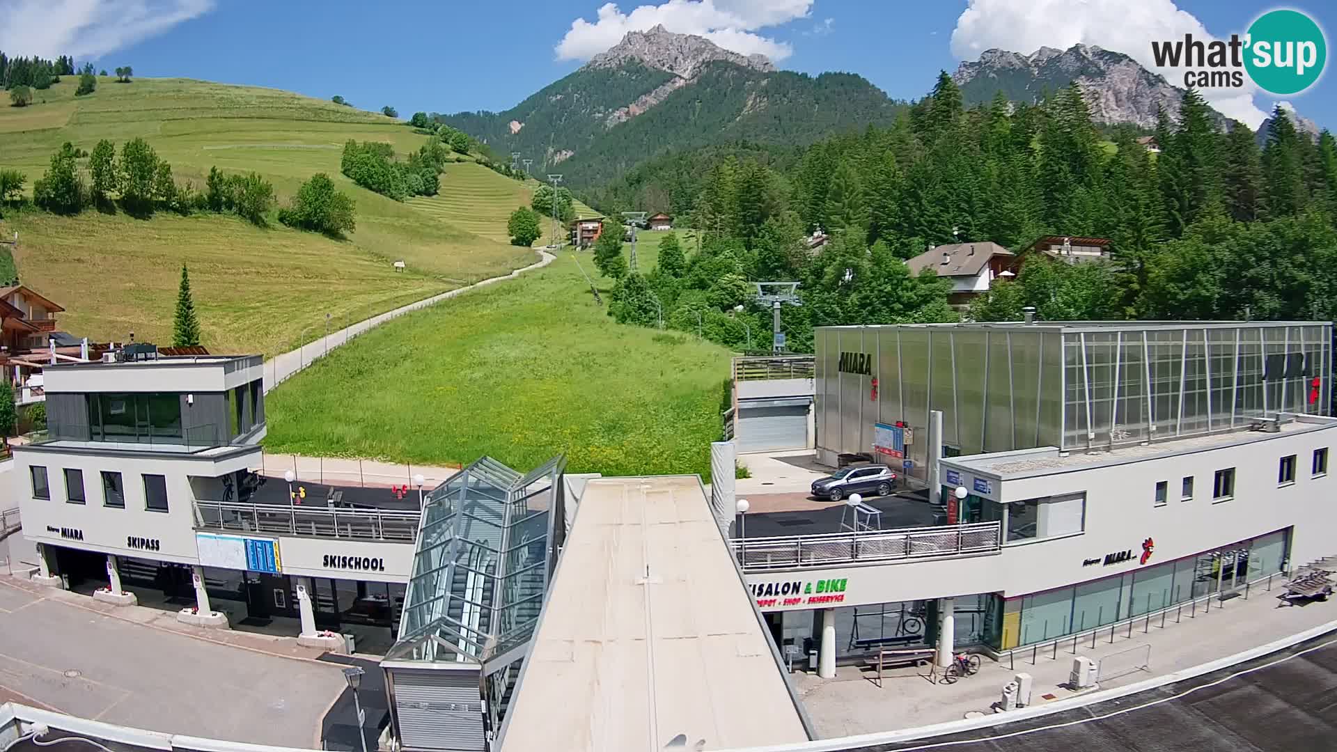 Kronplatz webcam Valley sation of Miara
