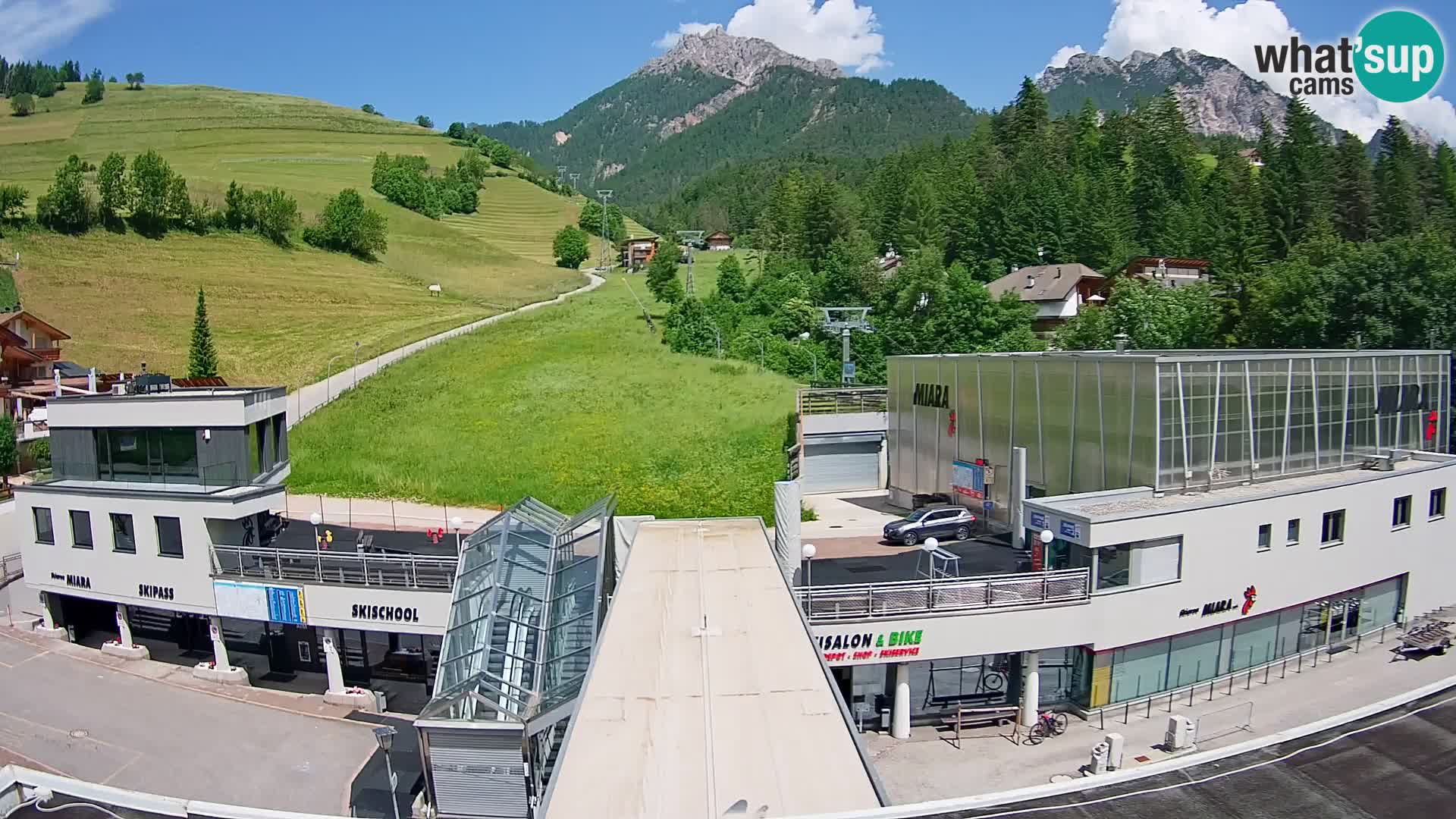 Kronplatz spletna kamera Miara spodnja postaja
