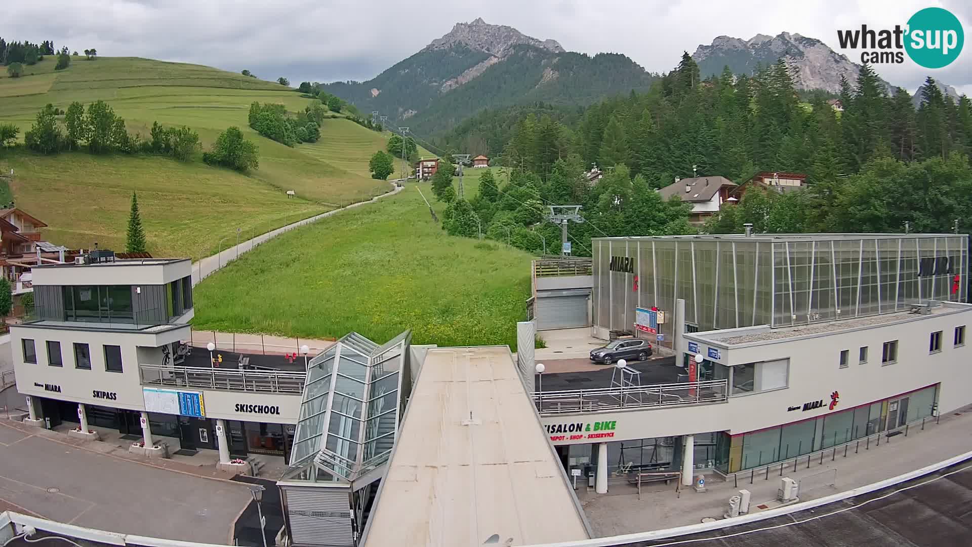 Kronplatz webcam Valley sation of Miara
