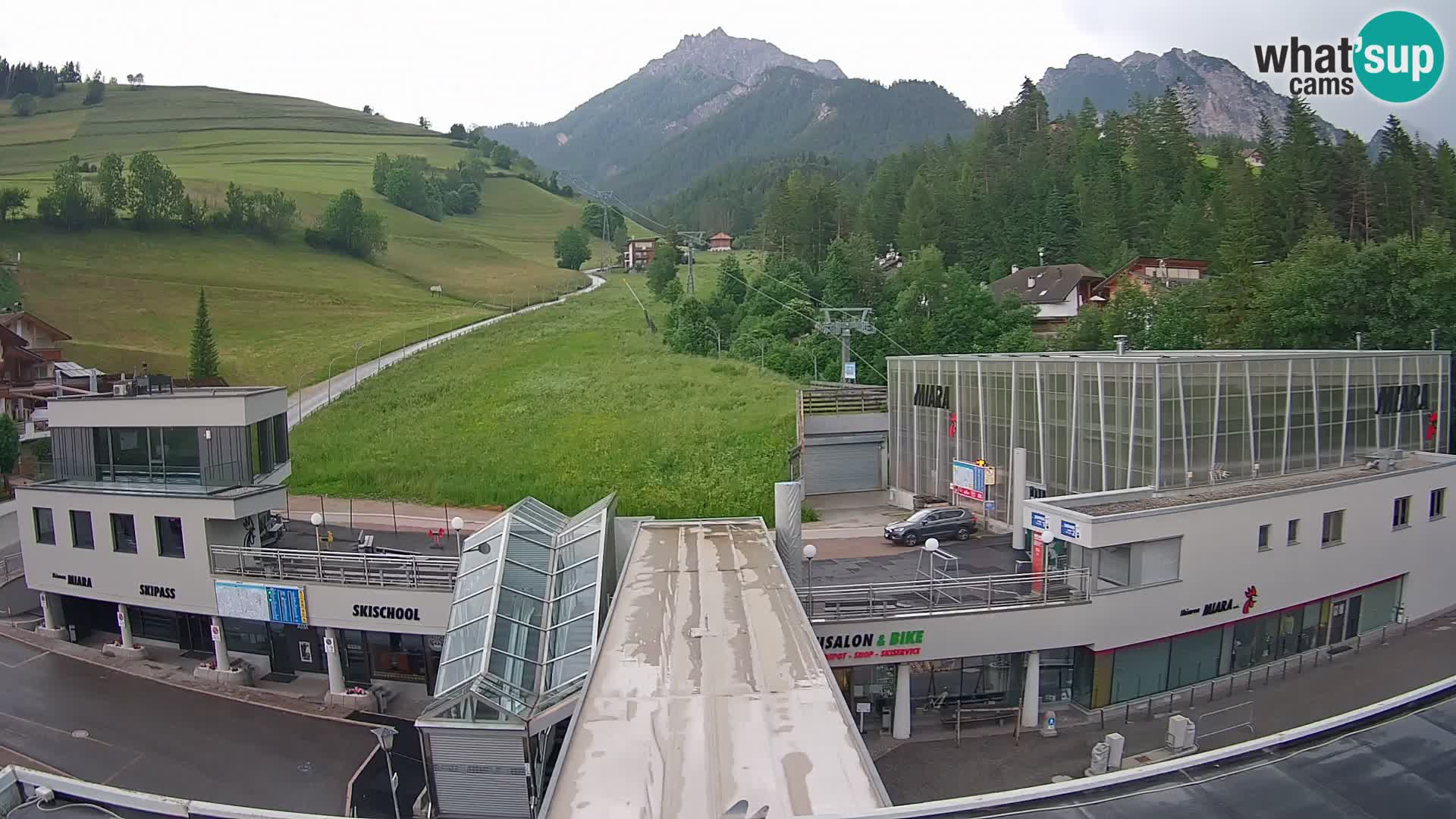 Kronplatz webcam Valley sation of Miara