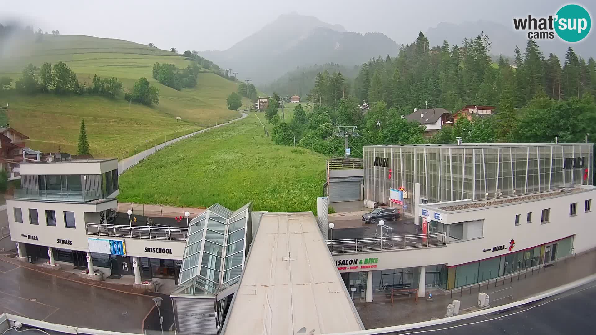 Kronplatz webcam Valley sation of Miara