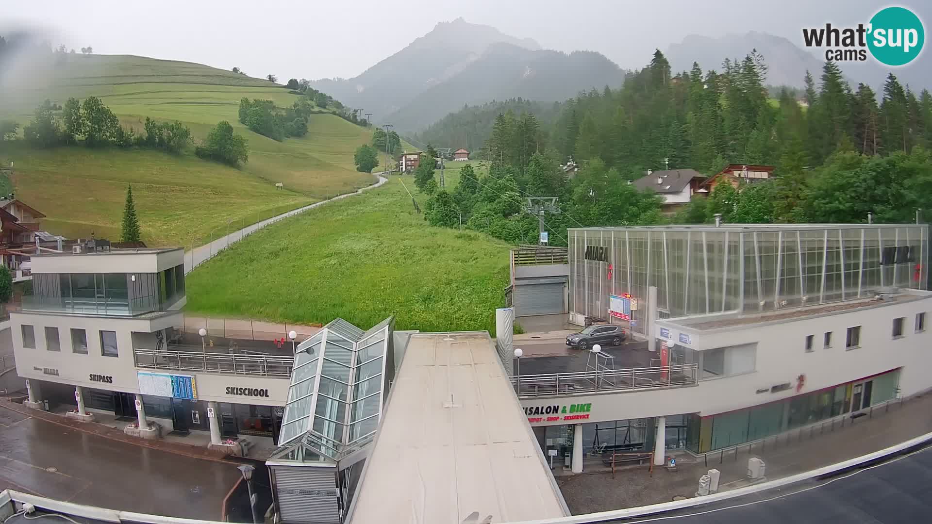 Kronplatz webcam Valley sation of Miara