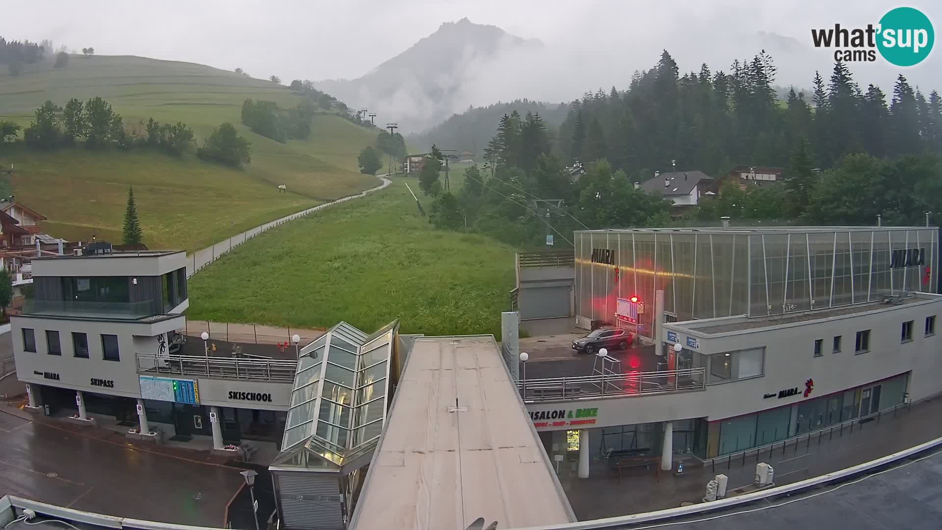 Kronplatz webcam Valley sation of Miara