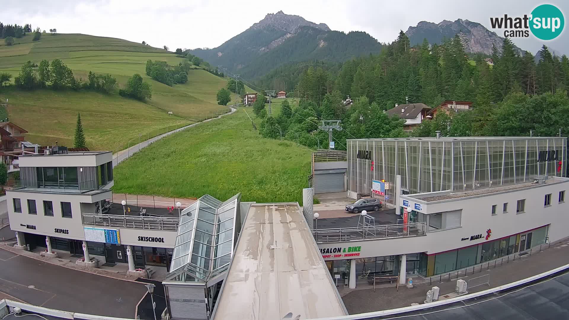 Kronplatz webcam Valley sation of Miara