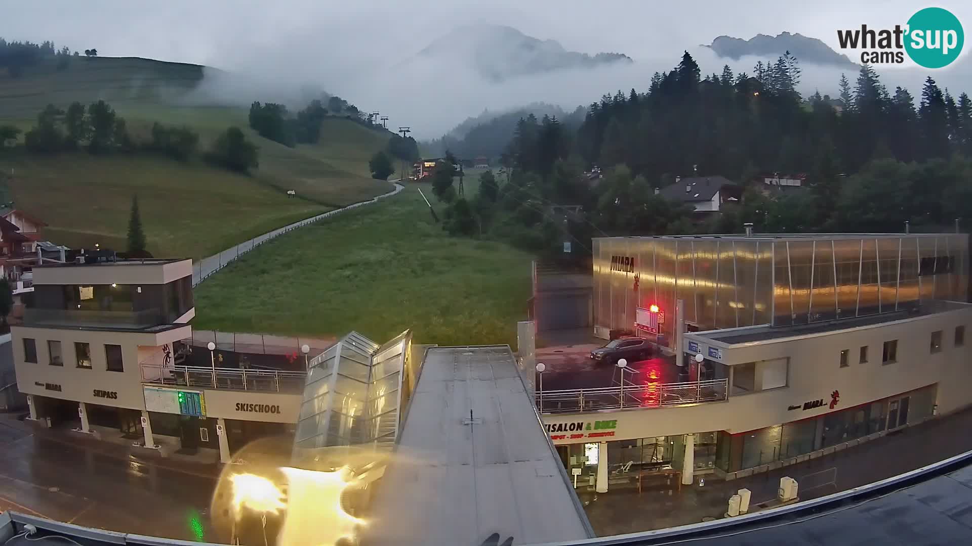 Plan de Corones Kronplatz Miara webcam en vivo – estación de valle