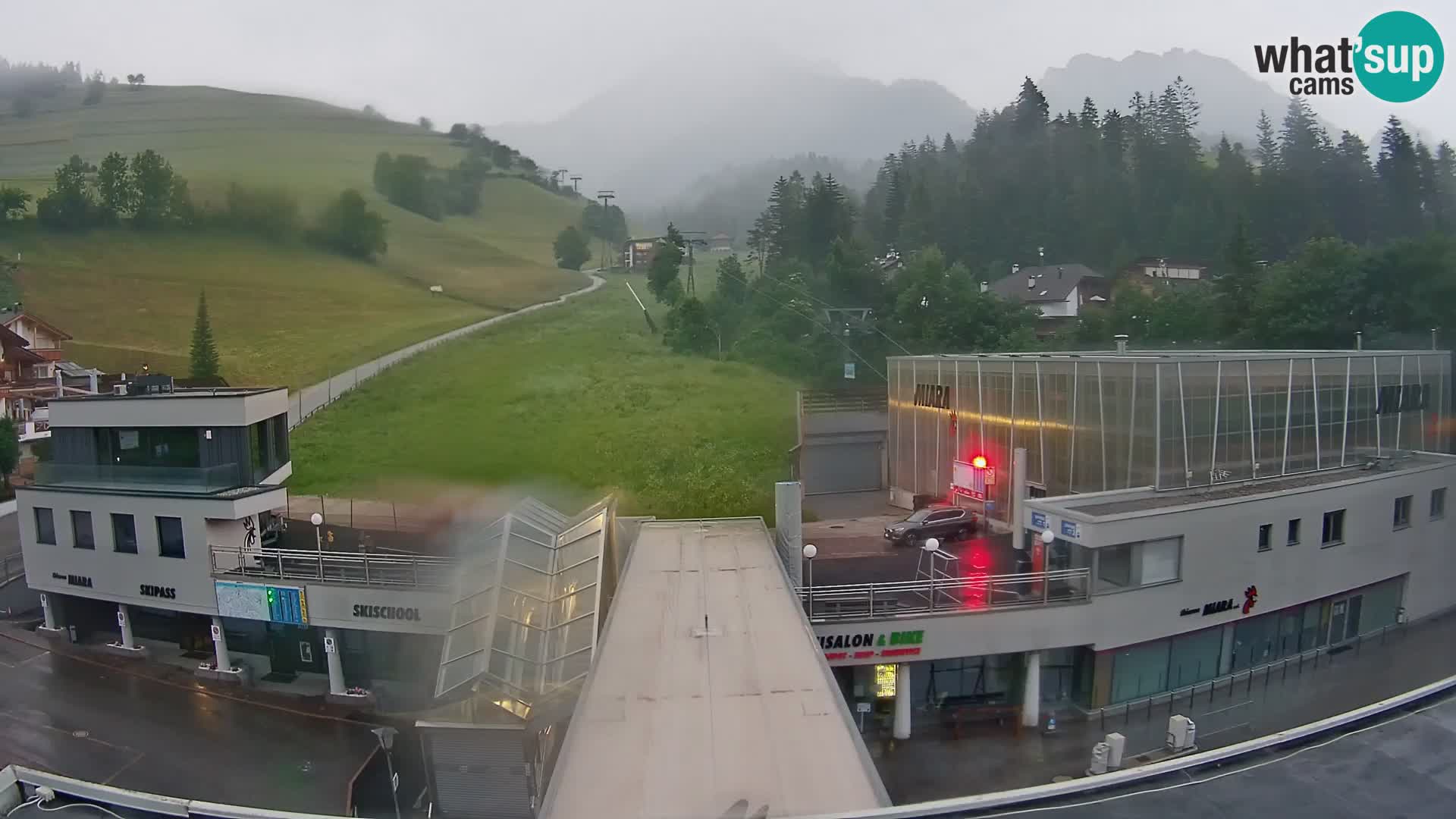 Kronplatz webcam Valley sation of Miara