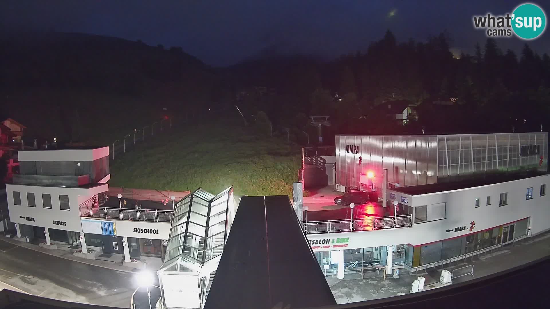 Kronplatz spletna kamera Miara spodnja postaja