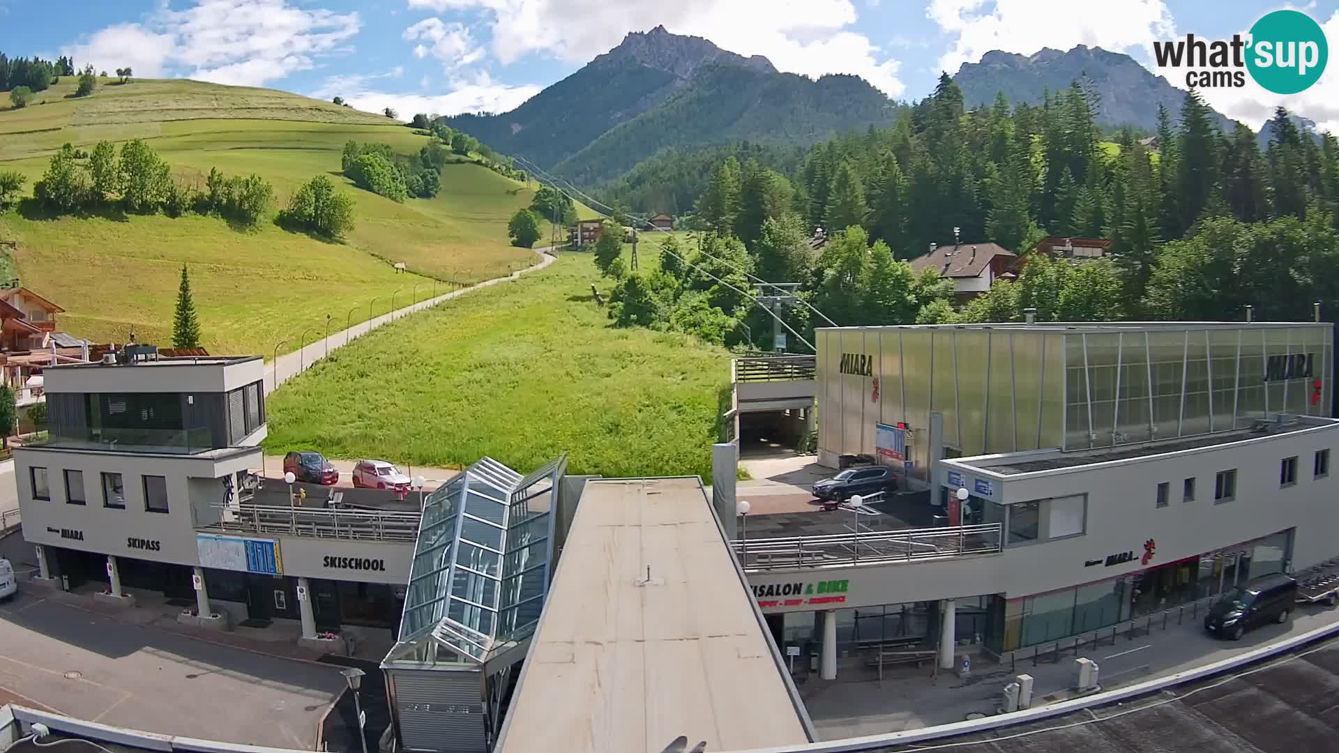 Kronplatz spletna kamera Miara spodnja postaja