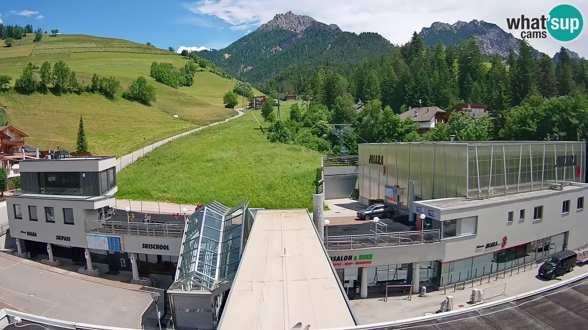 Kronplatz webcam Valley sation of Miara