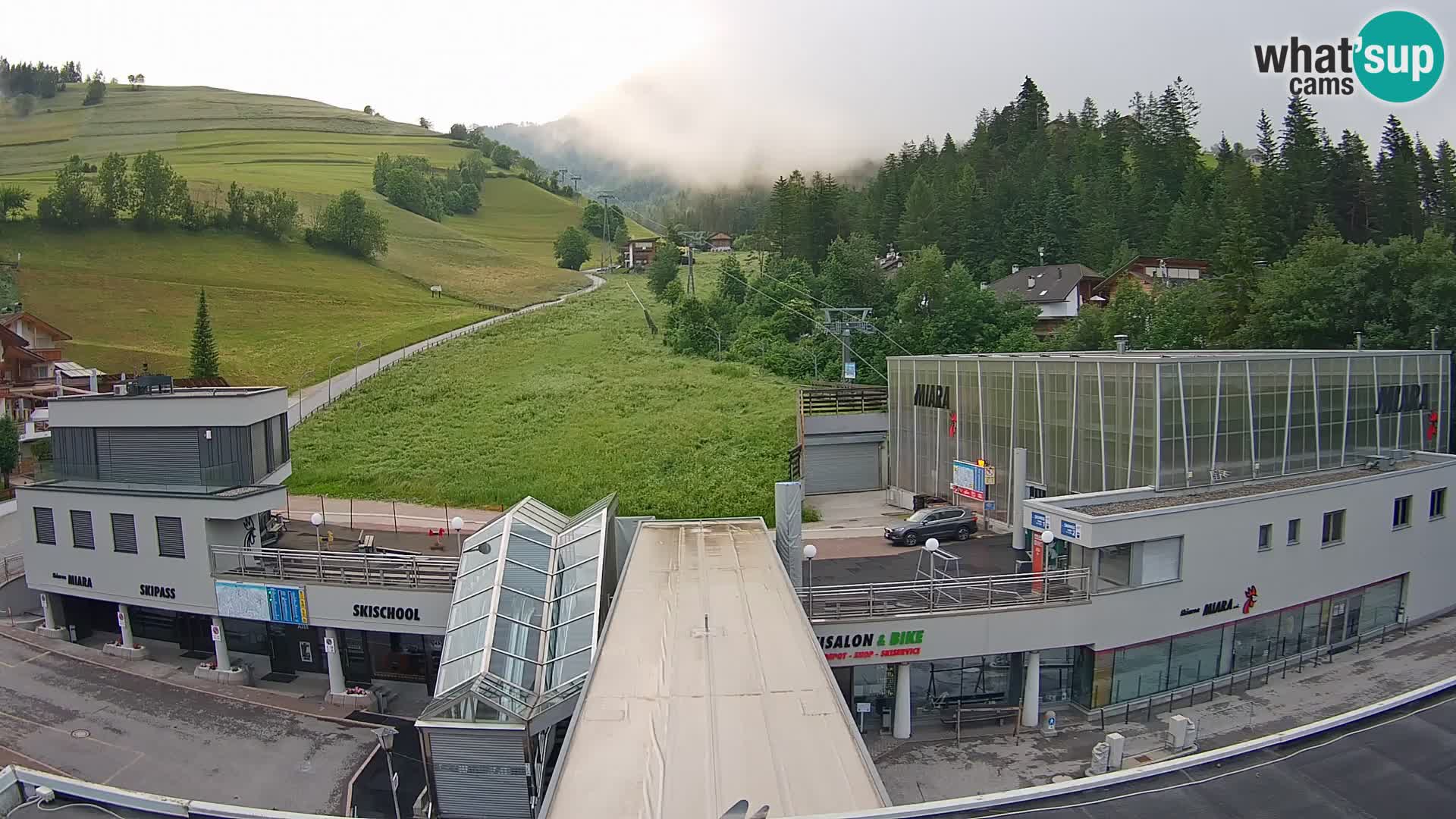 Plan de Corones Kronplatz Miara webcam en vivo – estación de valle