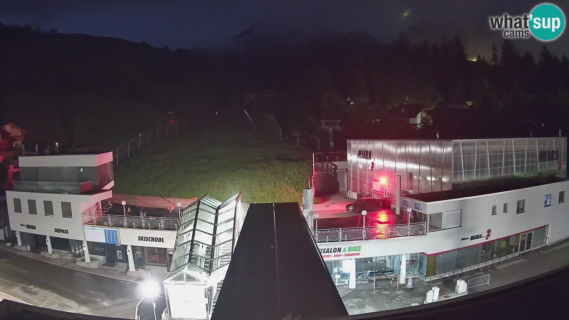 Kronplatz spletna kamera Miara spodnja postaja