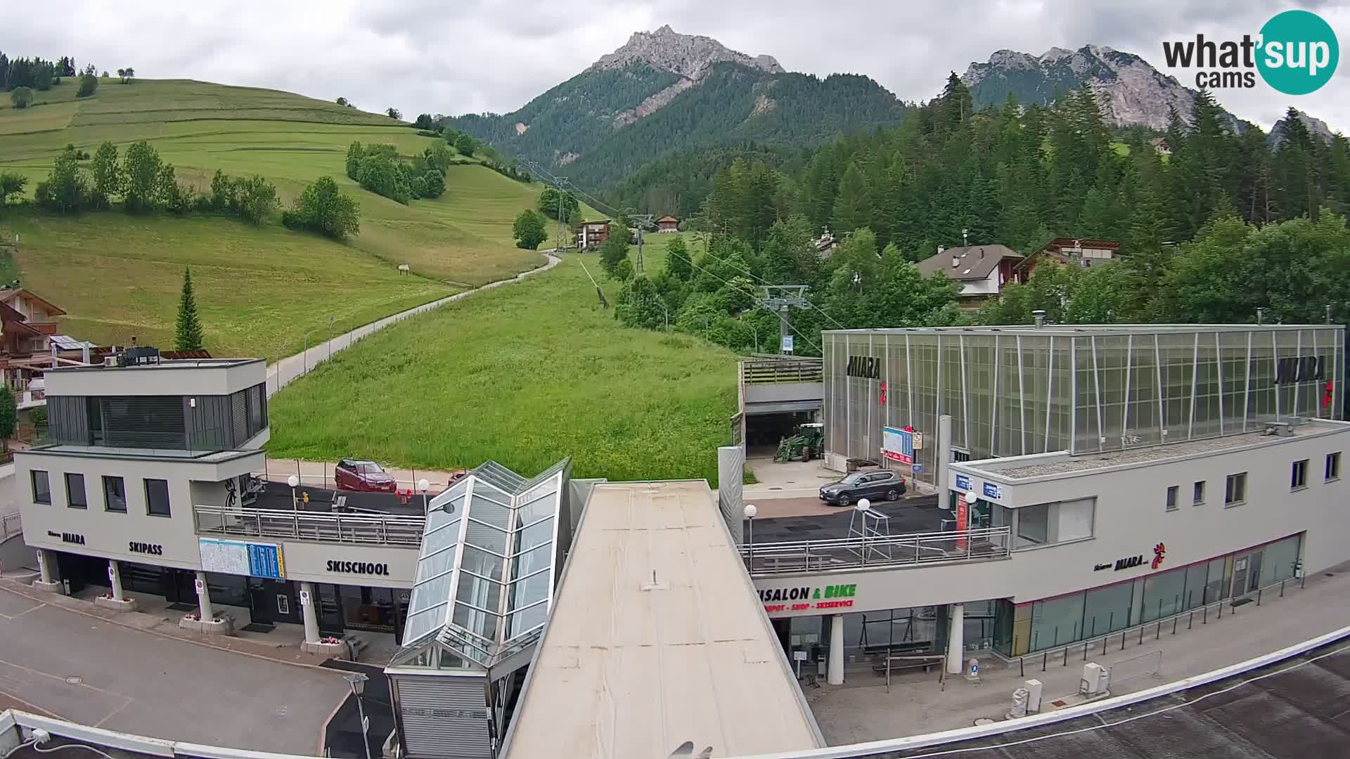 Kronplatz webcam Valley sation of Miara
