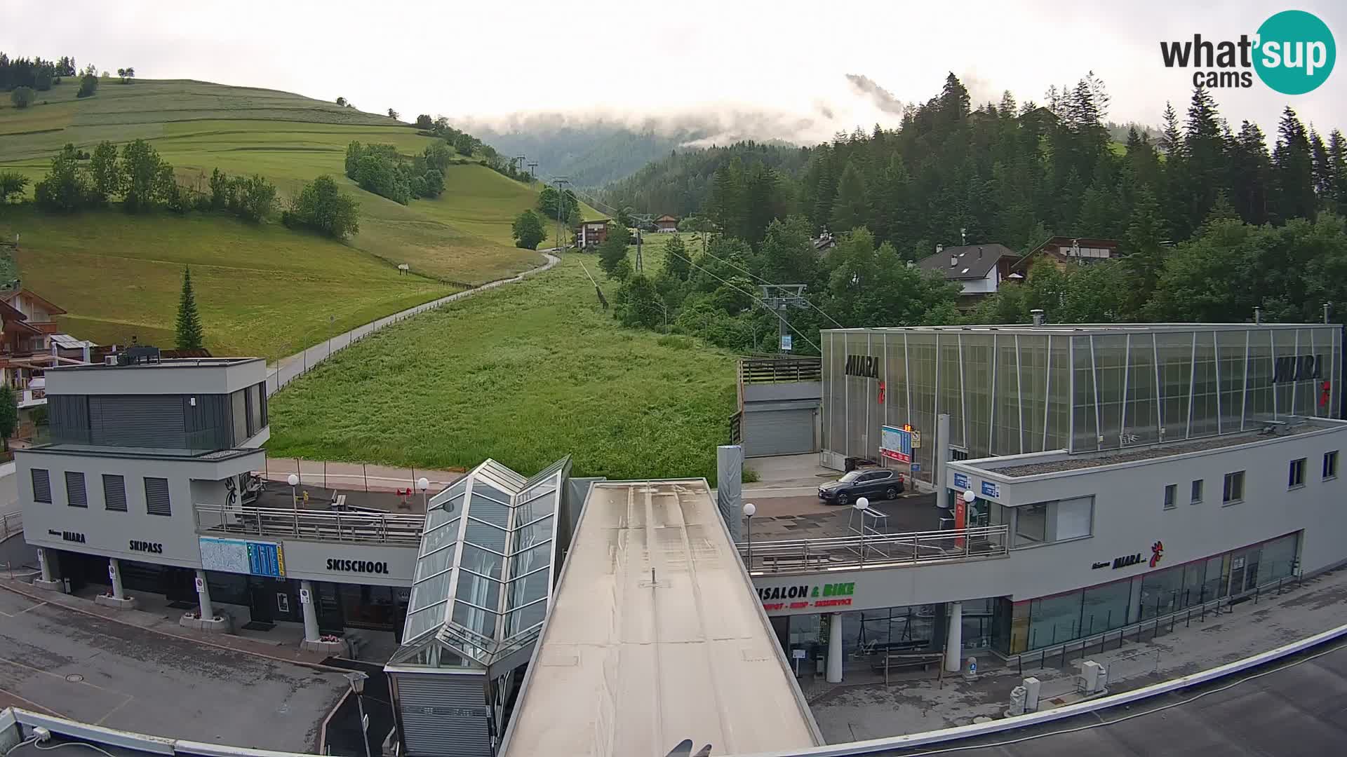 Kronplatz spletna kamera Miara spodnja postaja
