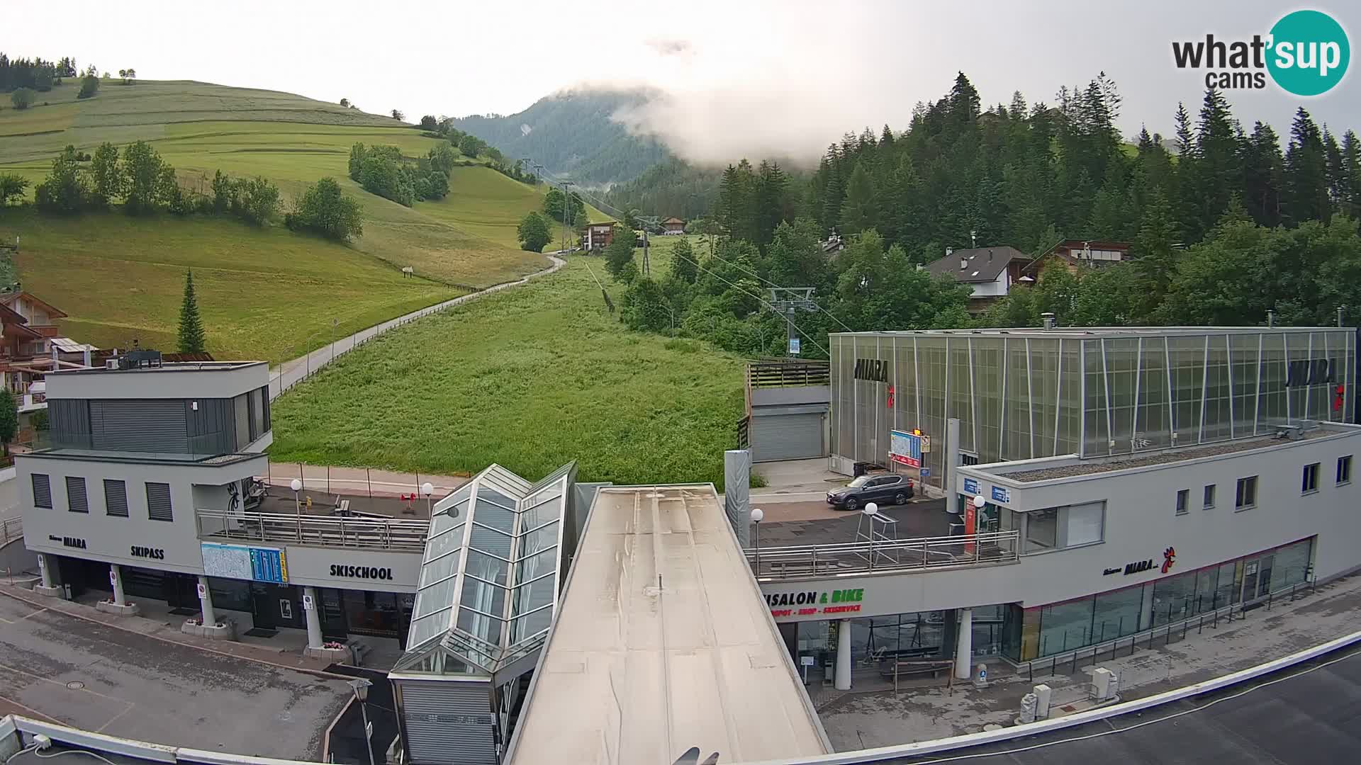 Kronplatz webcam Valley sation of Miara