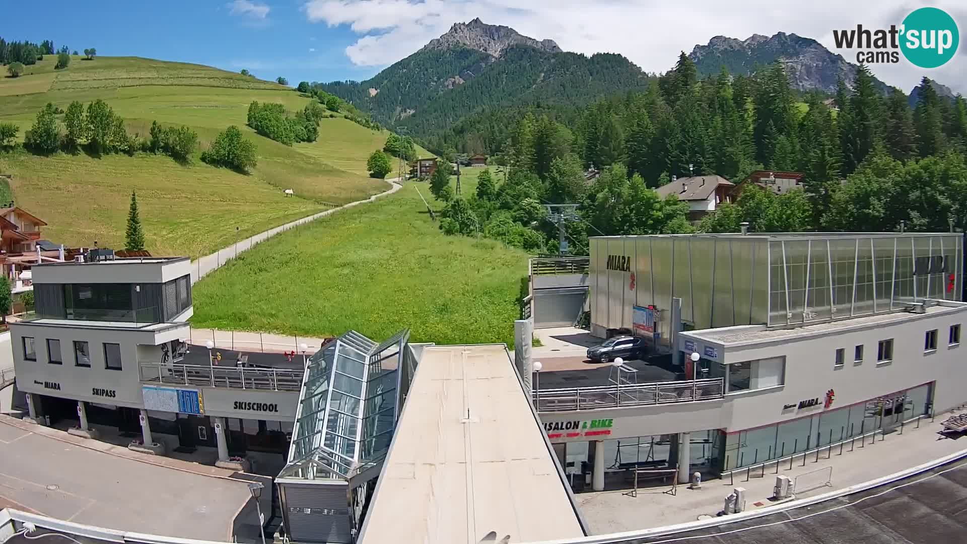 Kronplatz spletna kamera Miara spodnja postaja