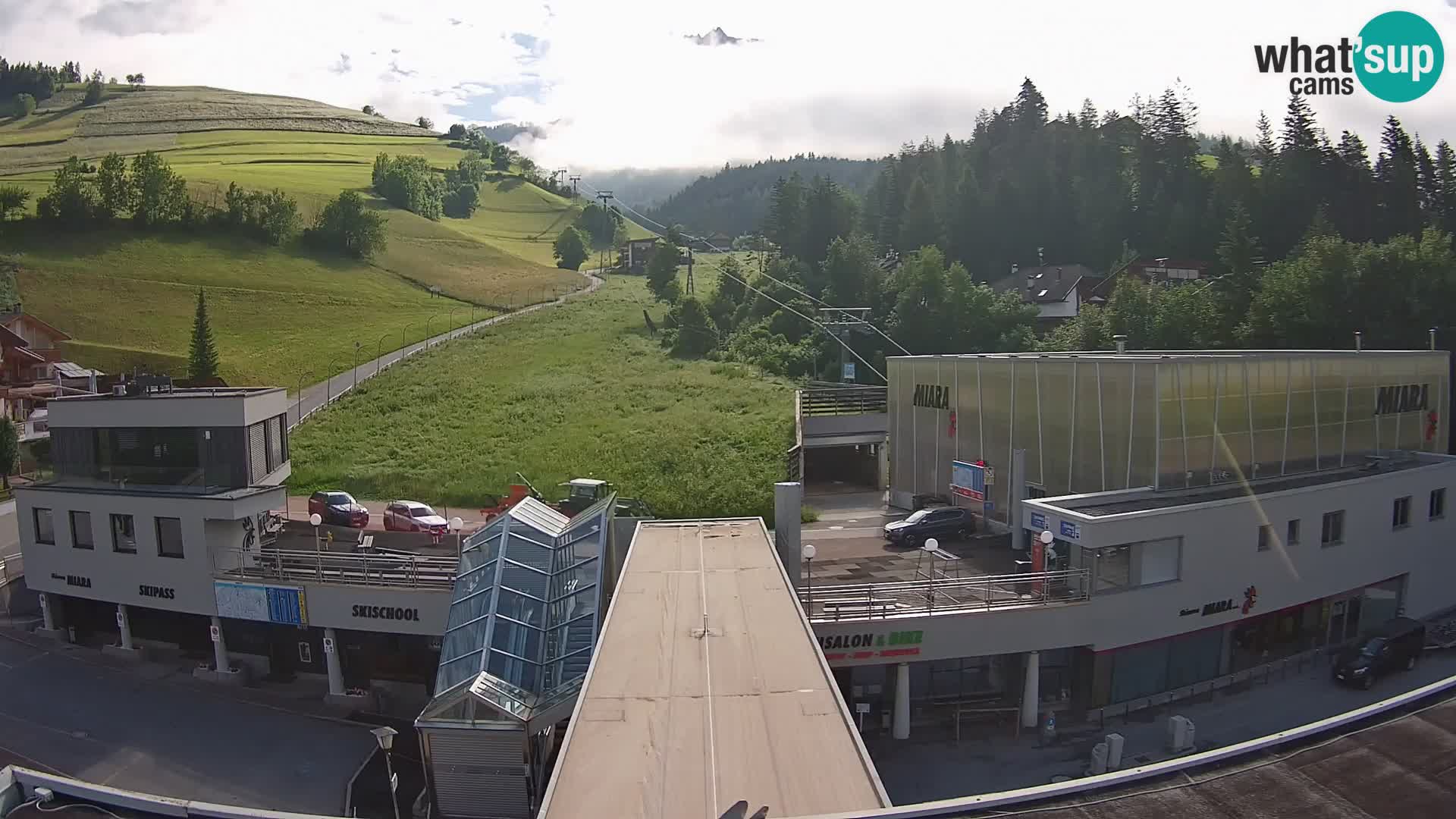 Plan de Corones Kronplatz Miara webcam en vivo – estación de valle