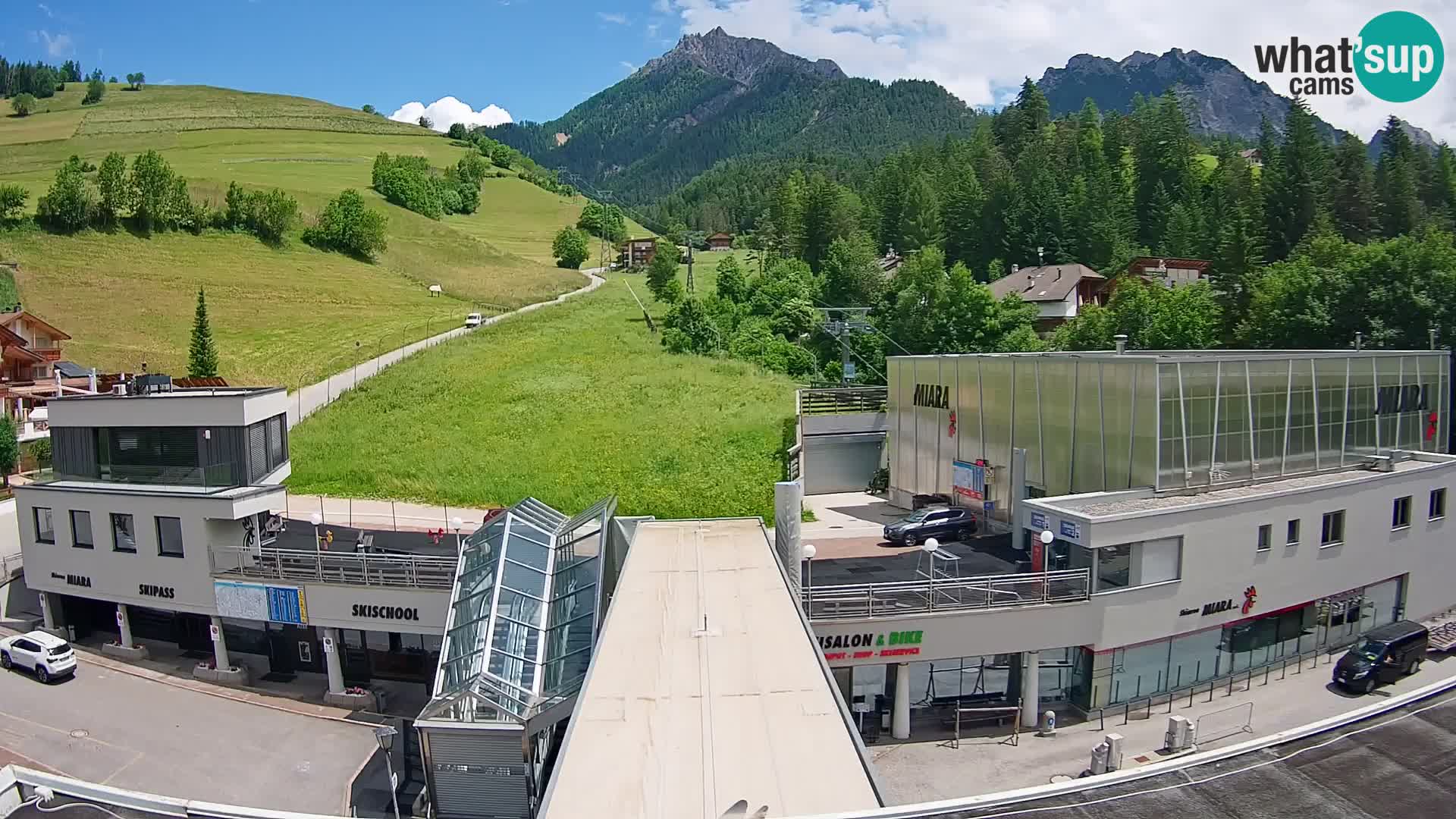 Kronplatz spletna kamera Miara spodnja postaja