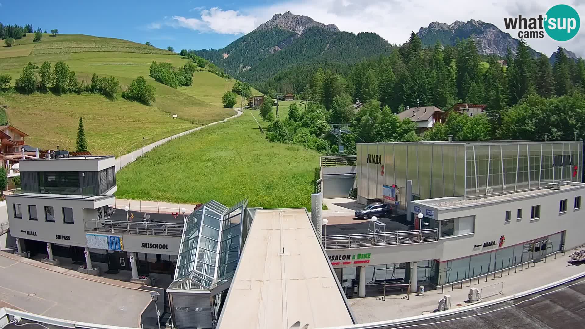 Kronplatz spletna kamera Miara spodnja postaja