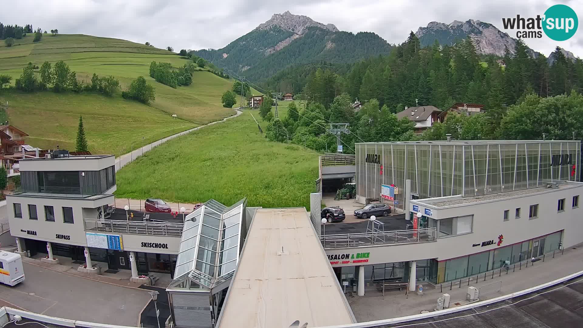 Plan de Corones Kronplatz Miara webcam en vivo – estación de valle