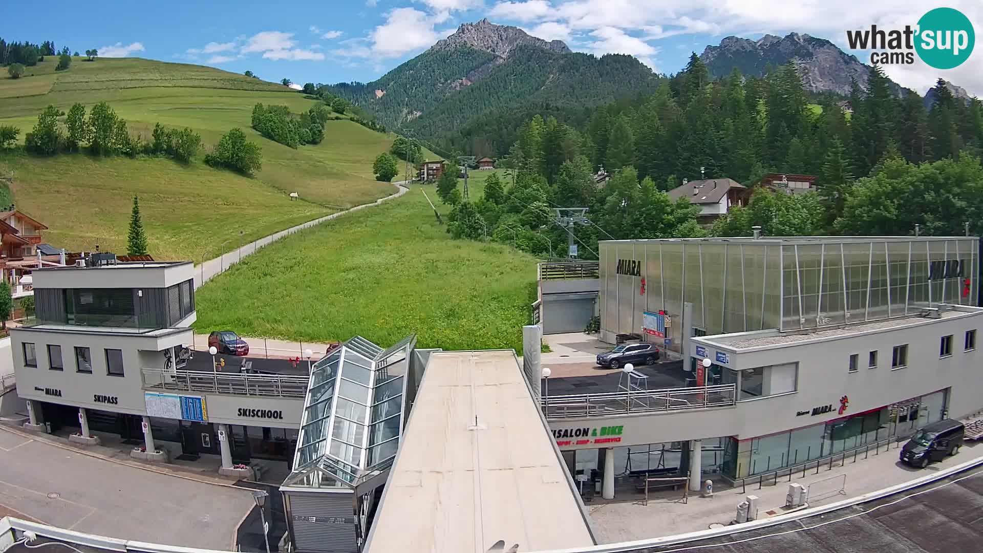 Plan de Corones Kronplatz Miara webcam en vivo – estación de valle