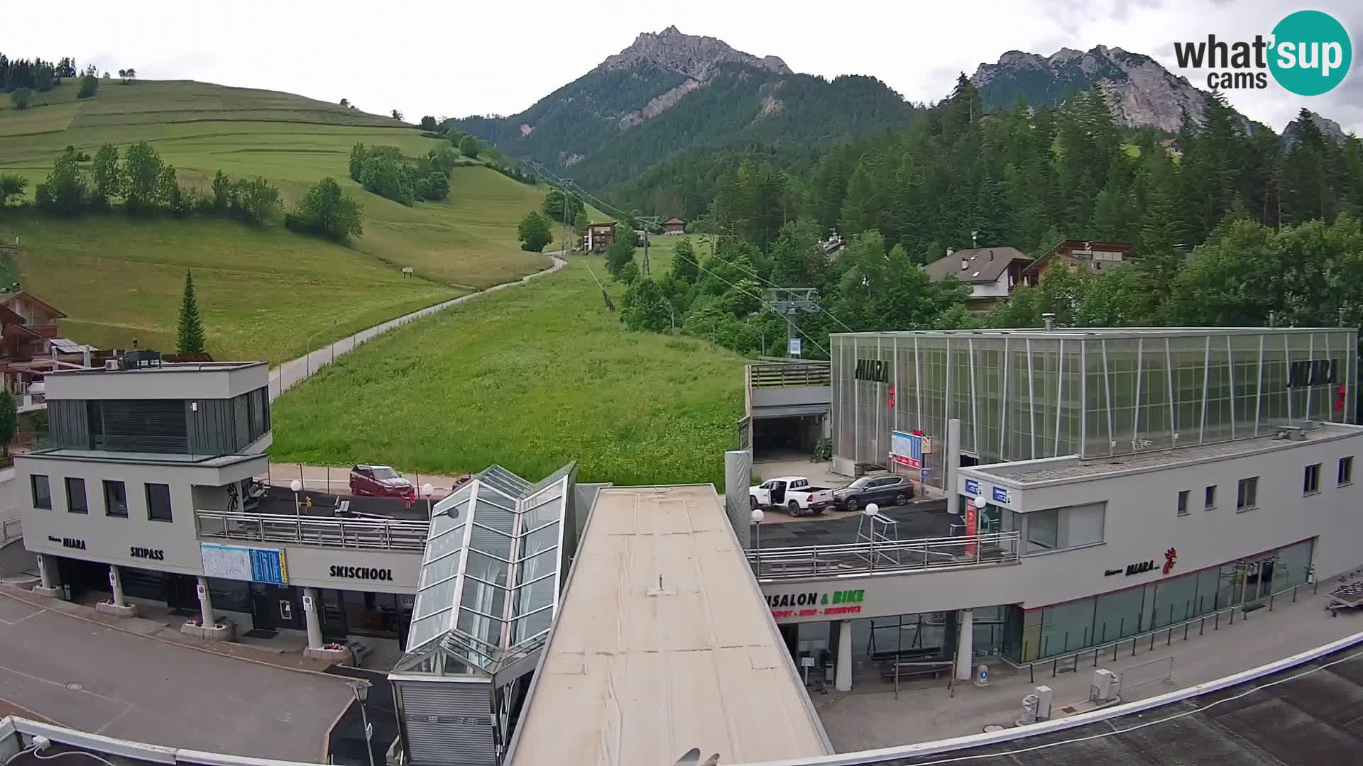 Plan de Corones Kronplatz Miara webcam en vivo – estación de valle