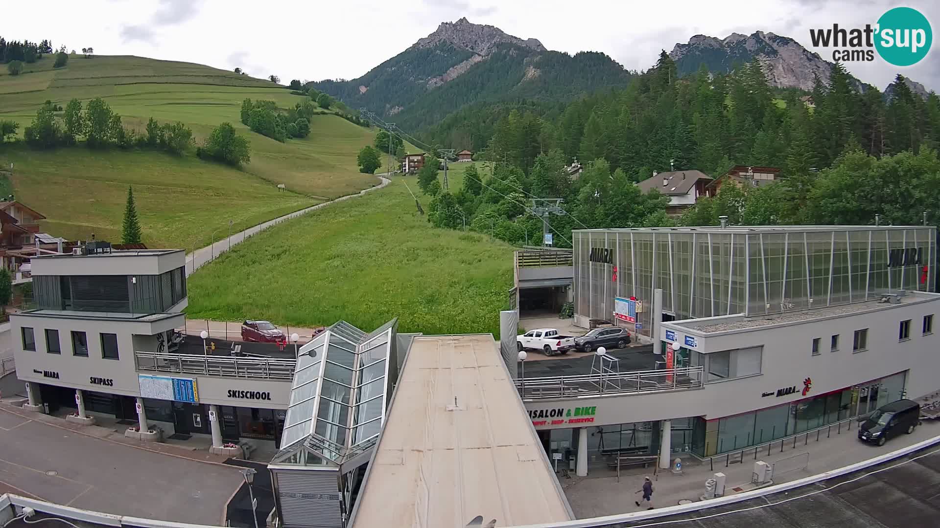Plan de Corones Kronplatz Miara webcam en vivo – estación de valle
