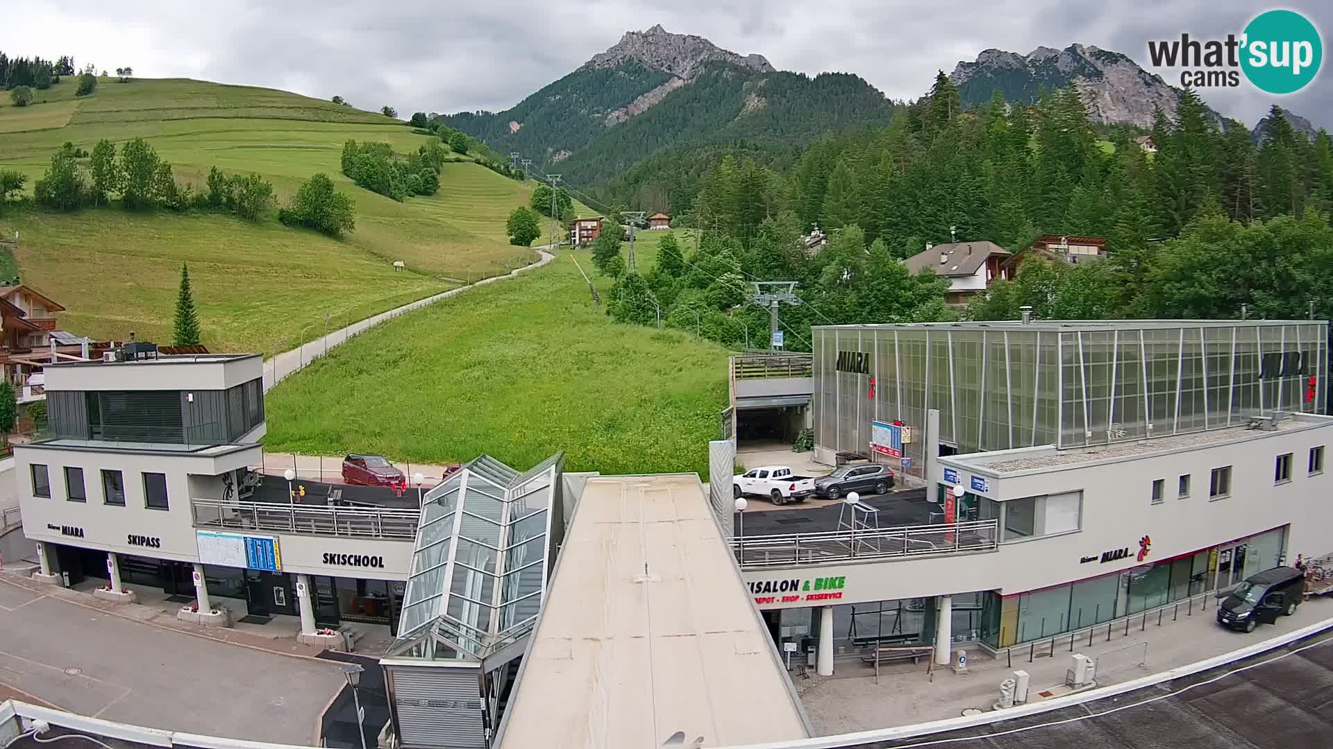 Kronplatz spletna kamera Miara spodnja postaja
