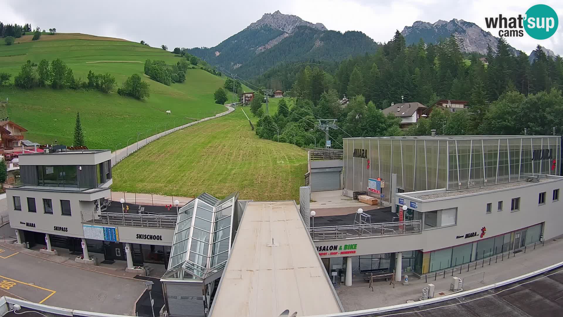 Kronplatz spletna kamera Miara spodnja postaja