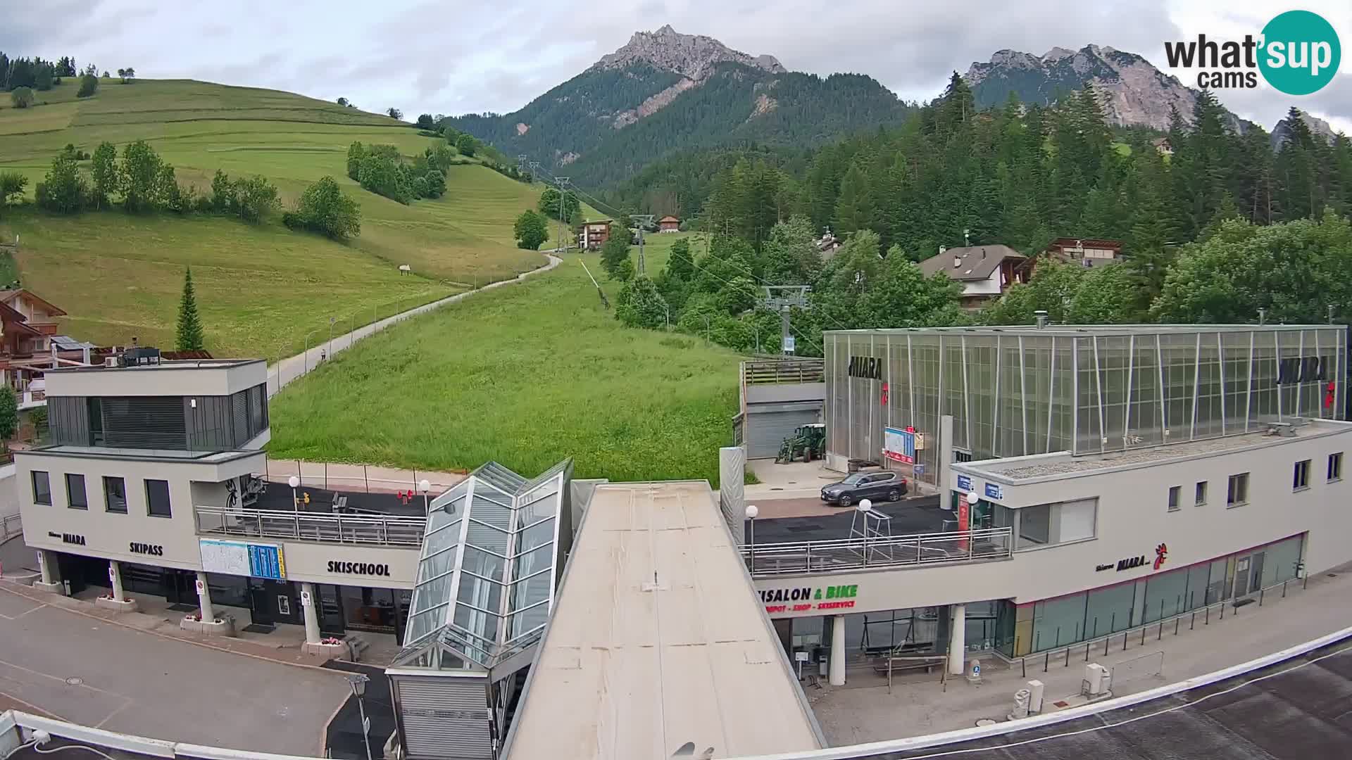 Plan de Corones Kronplatz Miara webcam en vivo – estación de valle