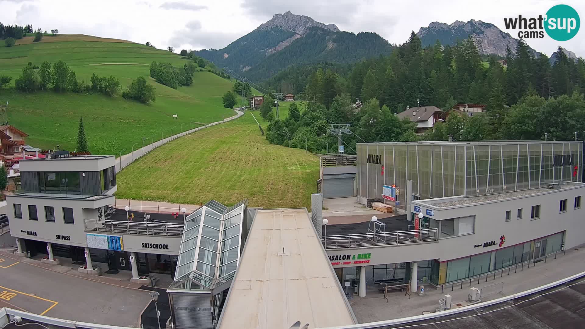 Kronplatz webcam Valley sation of Miara