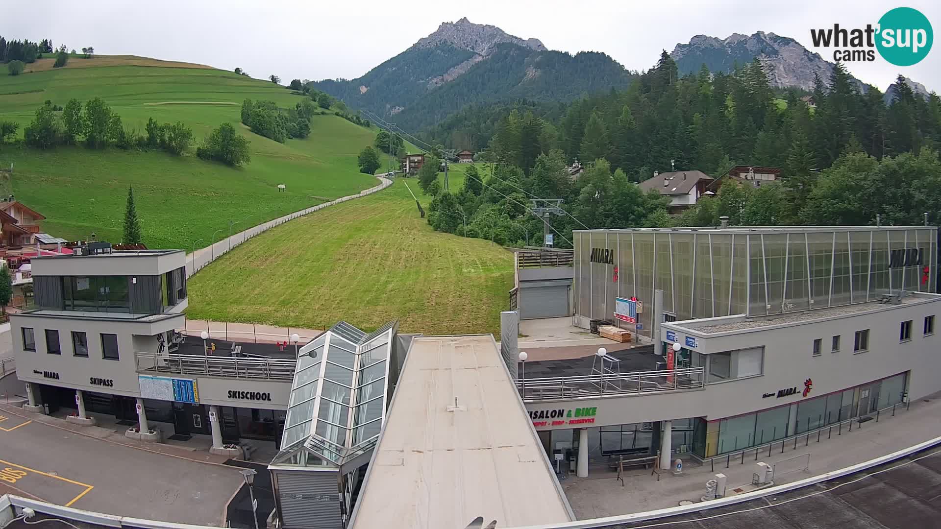 Kronplatz webcam Valley sation of Miara