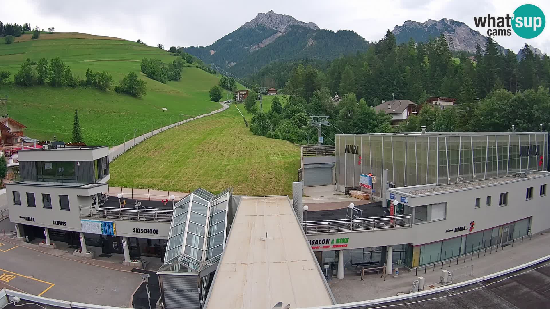 Kronplatz spletna kamera Miara spodnja postaja