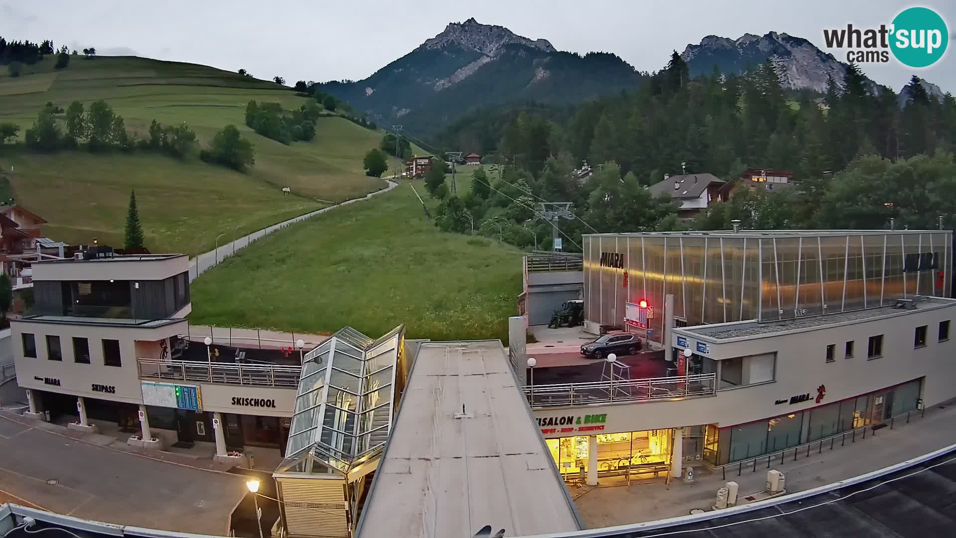 Kronplatz spletna kamera Miara spodnja postaja