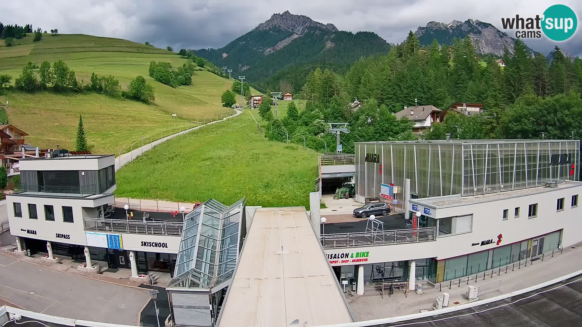 Plan de Corones Kronplatz Miara webcam en vivo – estación de valle