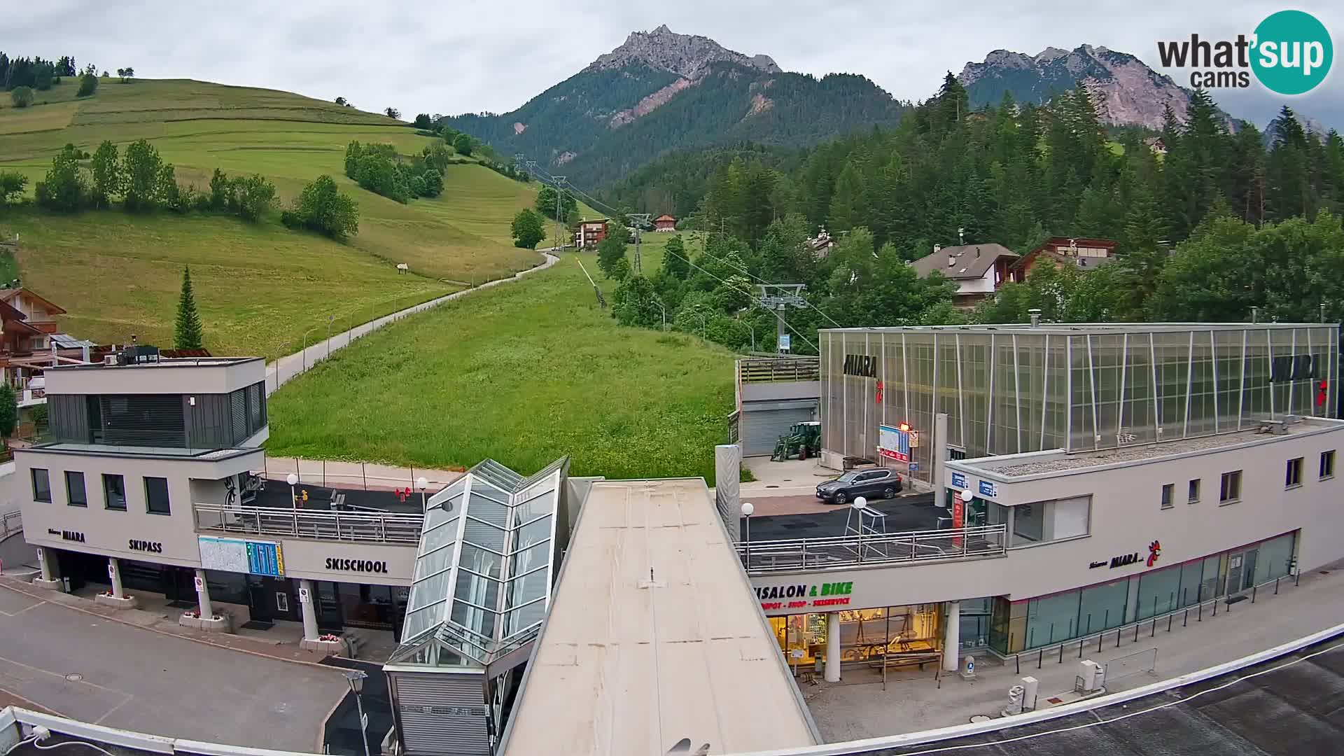 Plan de Corones Kronplatz Miara webcam en vivo – estación de valle